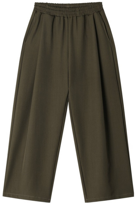 엠엔씨 남성용 와이드핏 밴딩 핀턱 세미 포멀 슬랙스 MDPT021