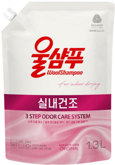 울샴푸 오리지널 실내건조 리필, 1.3L, 1개입, 1개