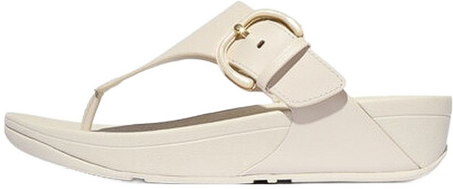 fitflop Lulu Resin 扣環皮革夾腳涼鞋