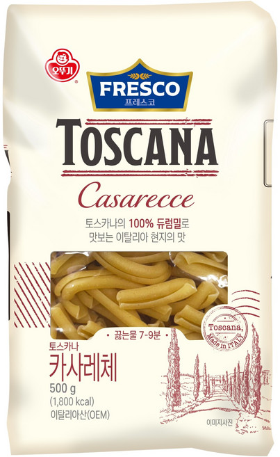 오뚜기프레스코 토스카나 카사레체, 500g, 1개