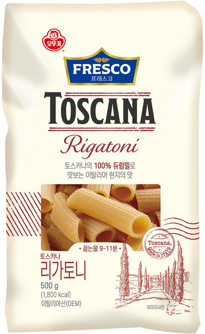 오뚜기프레스코 토스카나 리가토니, 500g, 1개