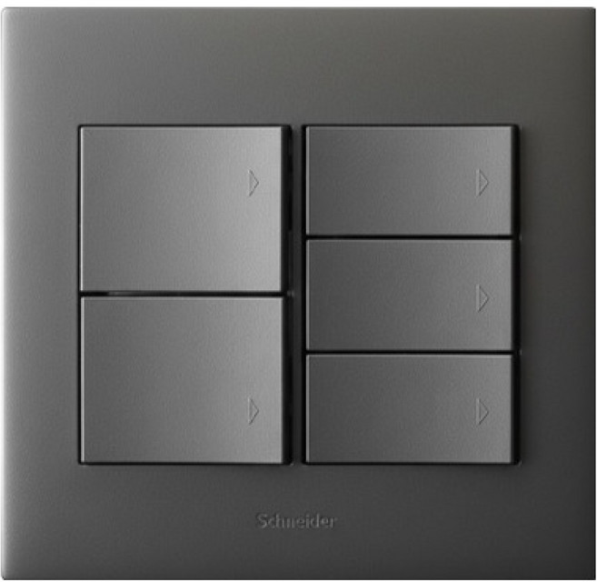 Legrand 羅格朗 Apela SIMPLE 雙聯 5開關 鎂, 1個