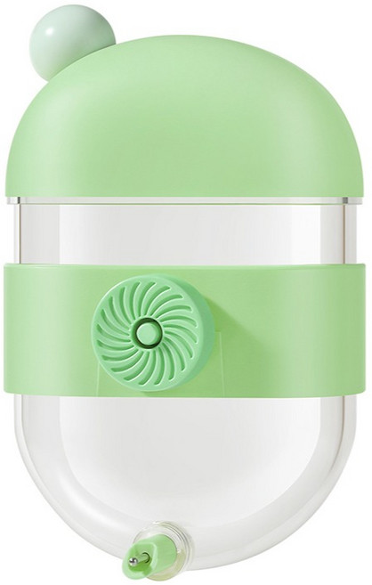 랜보어 앵무새 동그라미 걸이형 급수기 FREE(100 x 145 x 55 mm), 그린, 1개