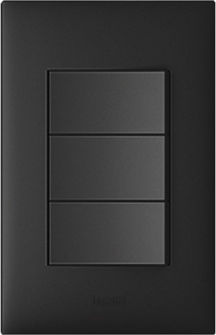 Legrand 羅格朗 Apela SIMPLE 3路3開關 黑色, 1個