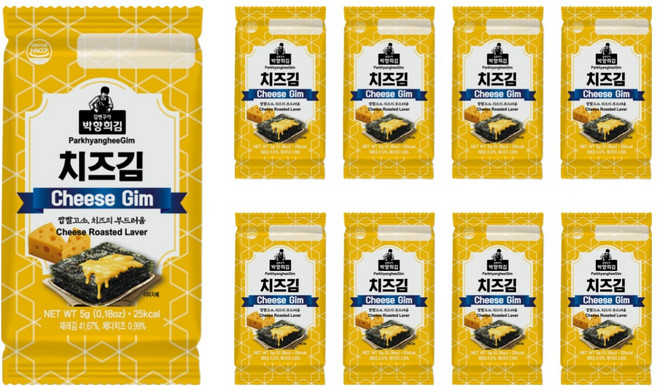 박향희김 치즈김, 5g, 9개