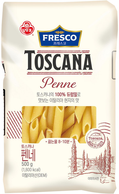 오뚜기프레스코 토스카나 펜네, 500g, 1개