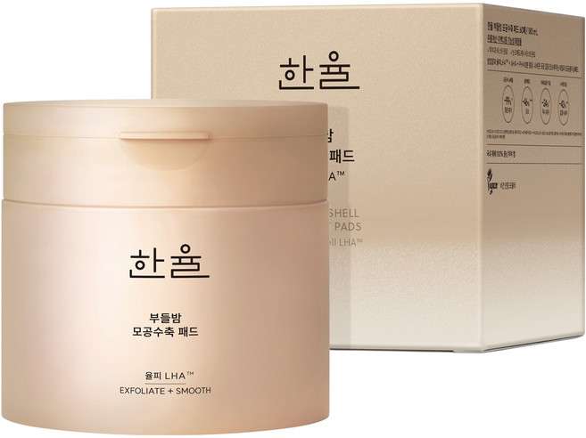 한율 부들밤 모공 수축 패드 180ml, 60개입, 1개