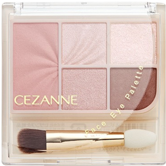 세잔느 페이스 아이 팔레트, 1개, 02 클래시핑크