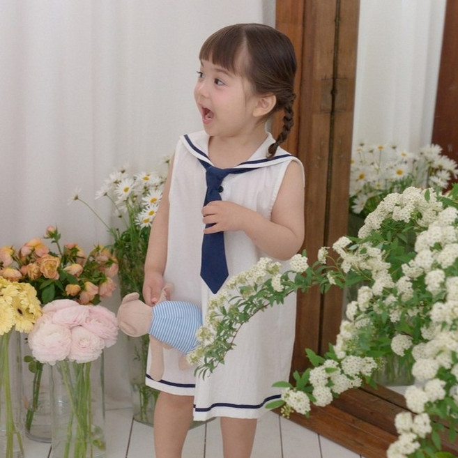 베베나인 마린 미니 원피스