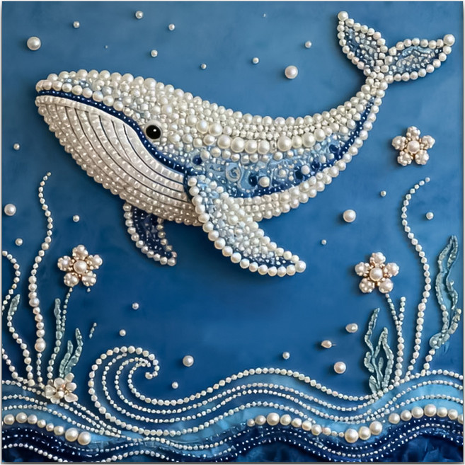 KHOOMIE 珍珠寶石十字繡 DIY名畫繪製套組 20 x 20 cm 6W0195