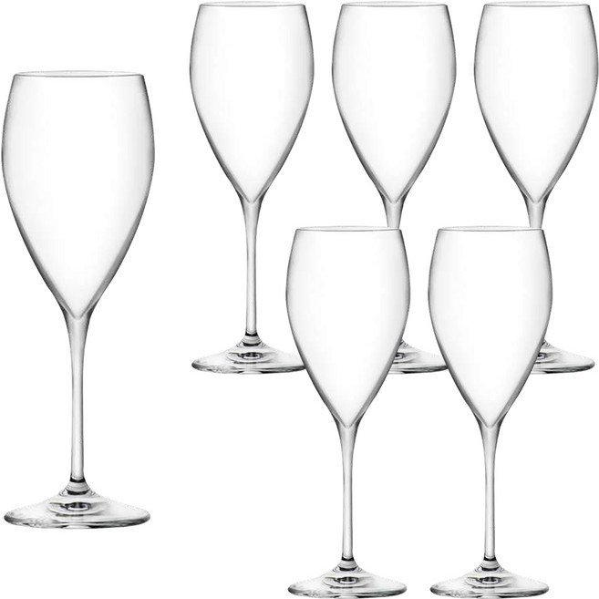 RCR Invino 鬱金香高腳杯 6入組, 1套, 330ml