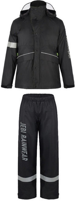 제비표우의 레저스포츠 기능성 우의 Si-909, 블랙, 1개