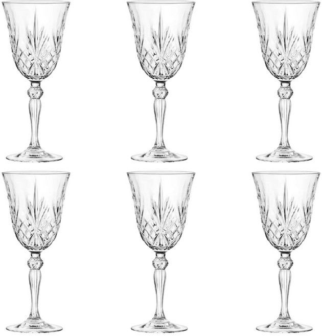 RCR Melodia 高腳杯 6入組, 1套, 280ml