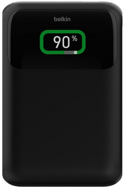 belkin 貝爾金 BoostCharge Pro 3埠行動電源 筆電適用 20000mAh Type-A + Type-C, 黑色, BPB020