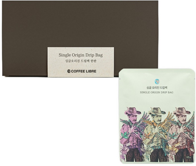 커피리브레 싱글오리진 드립백 과테말라 10p + 에티오피아 10p + 온두라스 10p 세트, 1세트