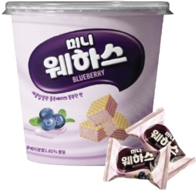 미니웨하스 블루베리맛, 1개, 168g
