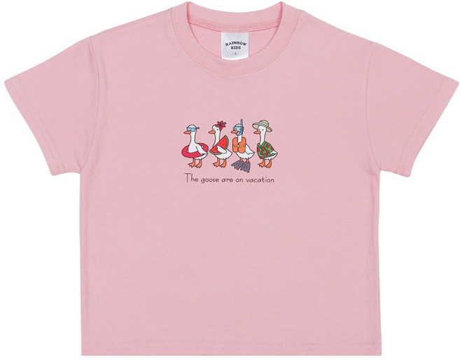 Rainbow Kids 兒童度假鴨子短袖T恤