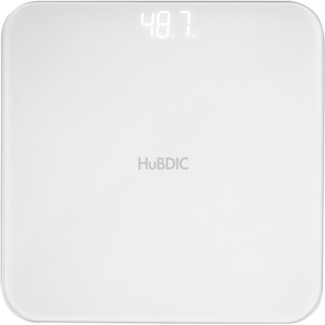 휴비딕 디지털 LED 체중계, 화이트, HUS-T0