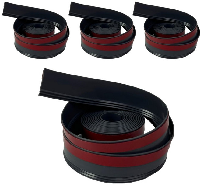 Perfectforyou 고밀도 실리콘 문풍지 그레이, 4개