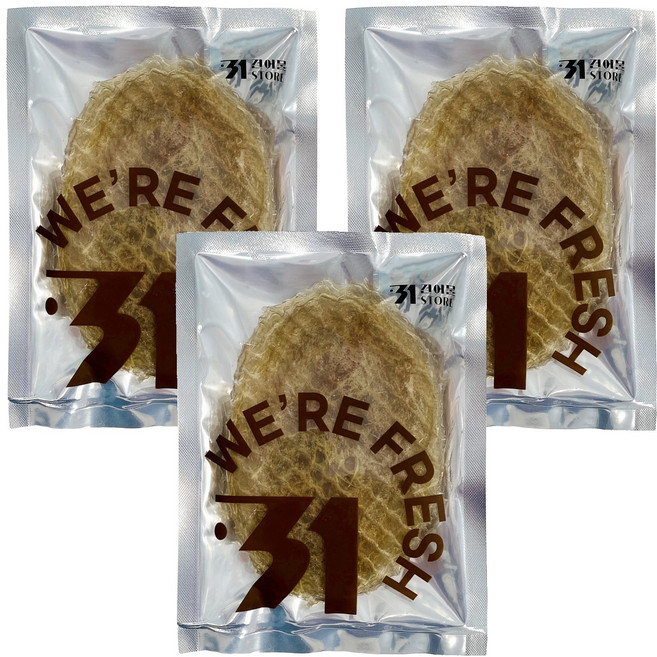 31건어물 순살 곰치포, 3개, 170g(대, 5장)