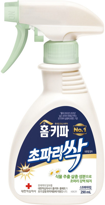 홈키파 초파리싹 그린 레드크로스 살충제, 290ml, 1개