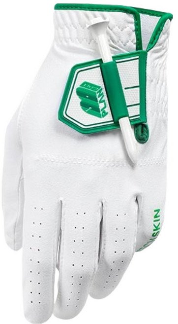 테크스킨 남성용 플랜비 TEE LOCK 코킹방지 골프장갑 왼손용, 화이트, 1개
