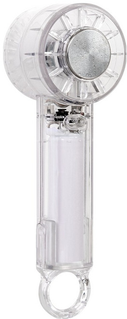 부이 투명 선풍기 급속 냉각 휴대용 무선 미니 핸디팬, Clear, B6HF-00T