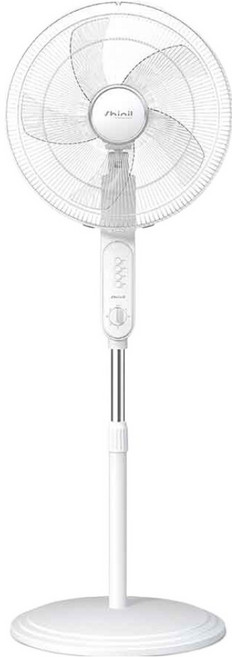 신일 저소음 가정 업소용 높이조절 5엽 대형 스탠드형 선풍기 화이트, SIF-W200CP