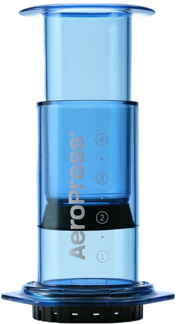 AeroPress 透明彩色便攜式咖啡機, 海洋藍, 1個