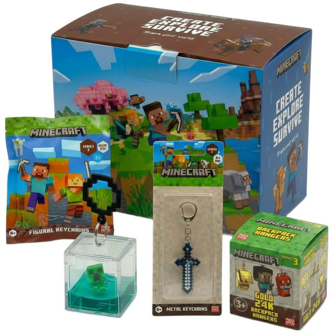 Jada Minecraft 高級隨機禮物包, 1套