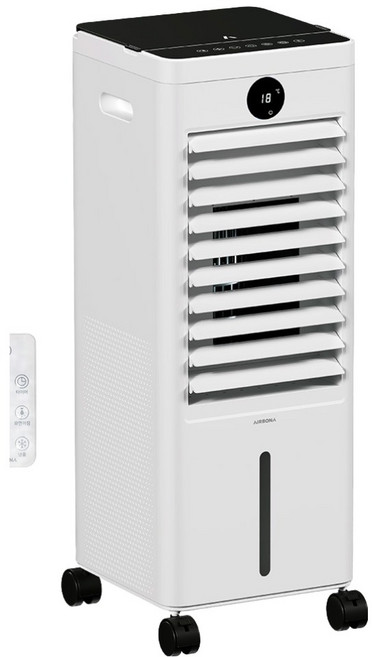 에어보나 리모컨형 에어쿨러 듀얼 파워 냉풍기 12L, AB-1000AC