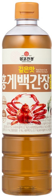 몽고간장 깊은맛 홍게백간장 소스, 1개, 840ml