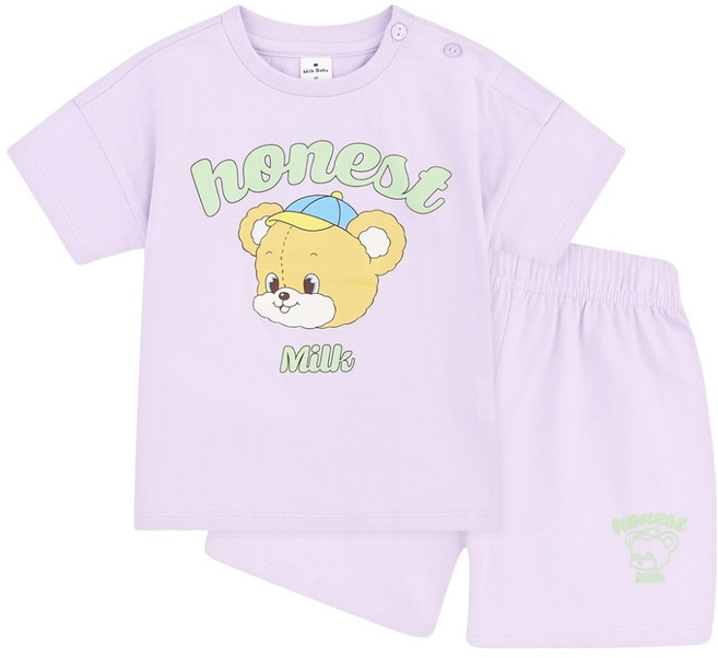 Milk Baby 誠實熊上下衣套裝
