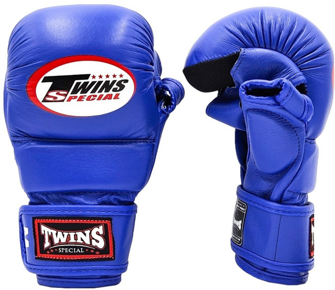 트윈스스페셜 GGL14 스파링 MMA 글러브 양손착용, 블루, 1개