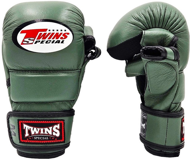 트윈스스페셜 GGL14 스파링 MMA 글러브 양손착용, 올리브, 1개