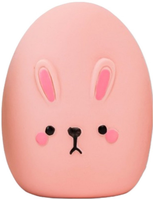 아아랜드 에그몽즈 삑삑이 라텍스 토이, 핑크, 1개