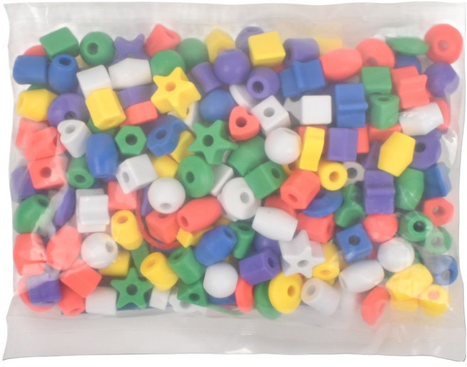 오즈토이 미니 도형 실꿰기 200p fx0501-15x2, 1개