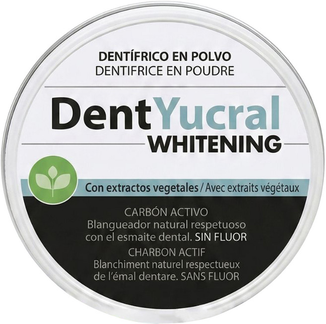 DentYucral 優潔牙護 活性炭亮白牙粉, 50g, 1個