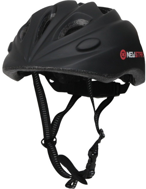 벨랑 인라인 자전거 사이즈조절형 무광헬멧, 블랙, 1개