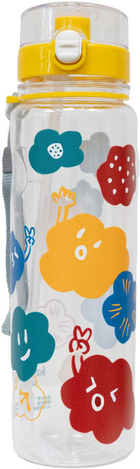 haha baby TRITAN 提帶透明水壺, 心花開, 1個, 850ml