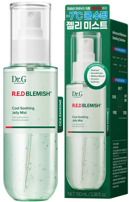 Dr.G Red Blemish 涼感舒緩凝膠噴霧, 1個, 100ml