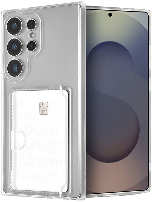 워너프 맥스 핏 투명 카드 젤리 휴대폰 케이스