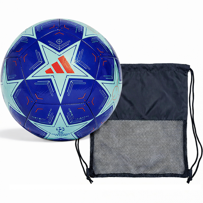 아디다스 UCL클럽 축구공+ 볼백 세트, 1세트, IX4066(축구공)