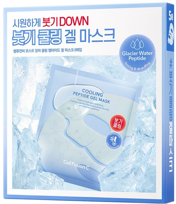 셀퓨전씨 포스트 알파 쿨링 펩타이드 겔 마스크, 1개, 5개입