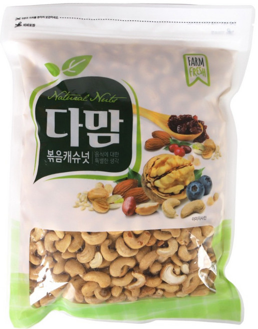 다맘 볶음 캐슈넛, 1kg, 1개