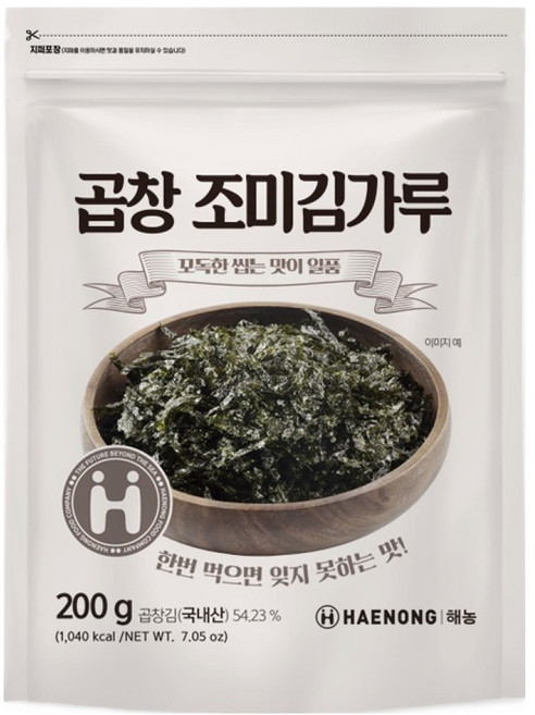 해농 곱창김 조미김가루, 200g, 1개