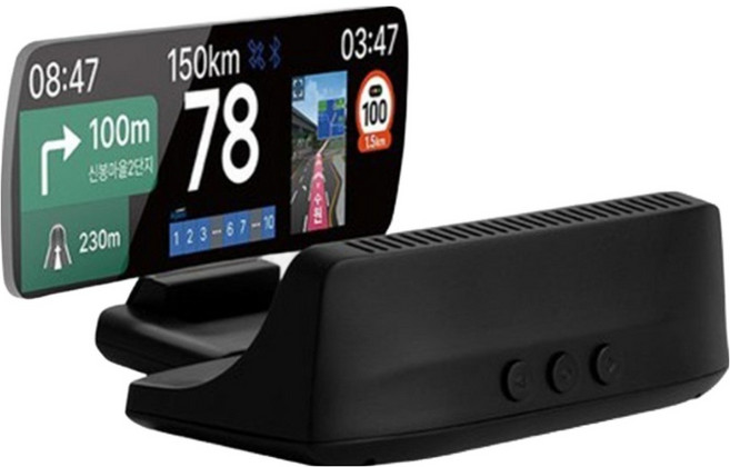 티맵 HUD 내비게이션 자동차 헤드업디스플레이 TMAP 안드로이드오토 전차종, 1개, T800