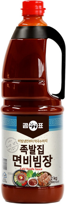 Gompyo 족발집 면비빔장, 2kg, 1개