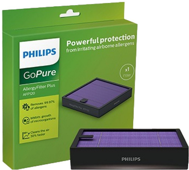 필립스 고퓨어 공기청정기 셀렉트 필터 플러스, 블랙, AFP120