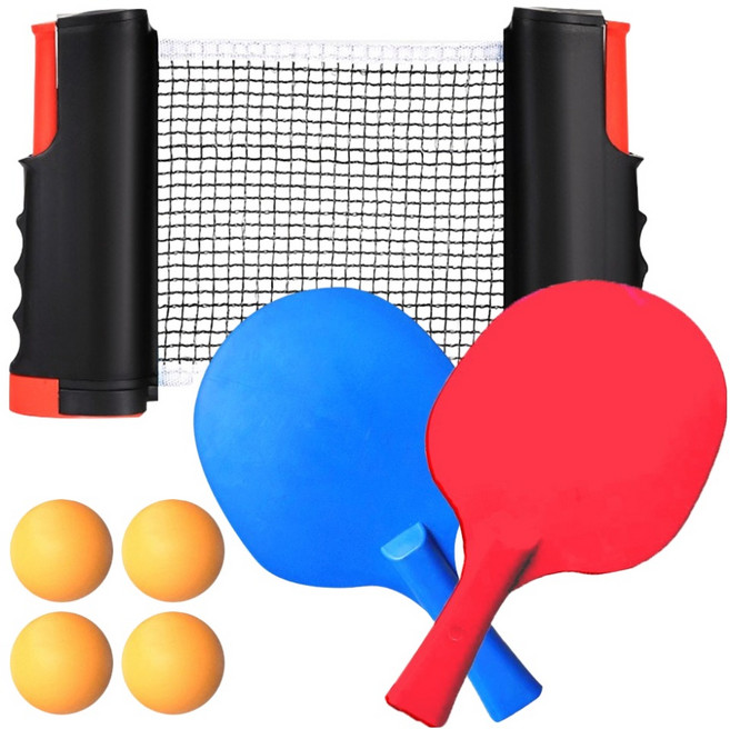 아케이바이 고급형 휴대용 탁구 세트, 1세트
